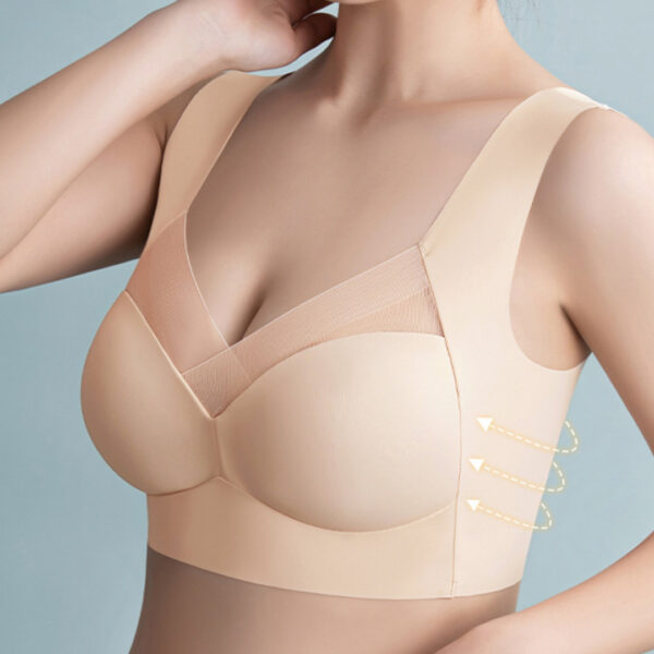 Wide Strap Vest-Style Bra 30188