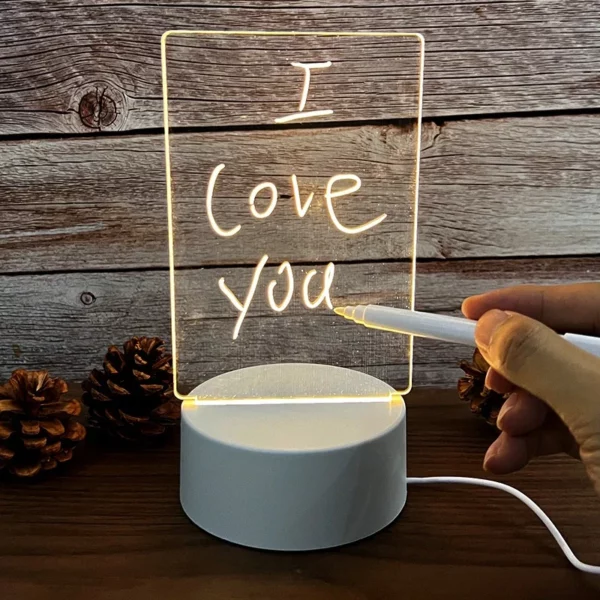 Luminous Acrylic Note Board 12502