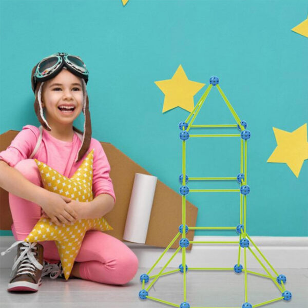 Fort Building Kit All-in-one Construction 120PCS Creative And Teambuilding