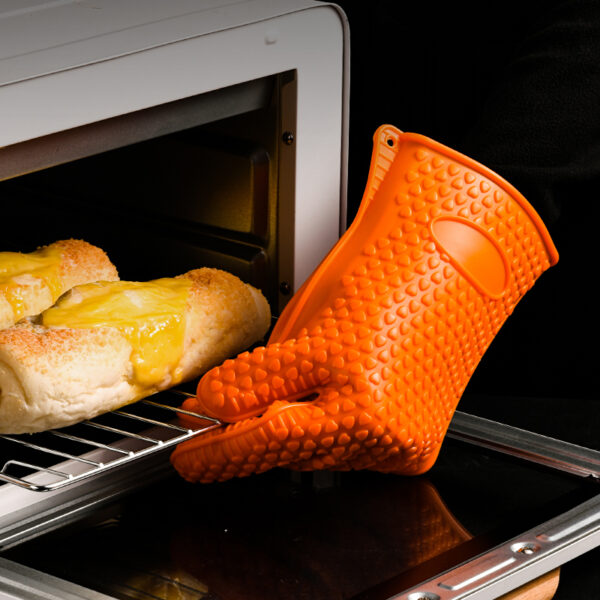 Heat Resistant Silicone Cooking Glove-21530