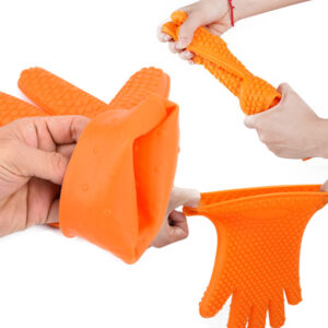 Heat Resistant Silicone Cooking Glove-21530