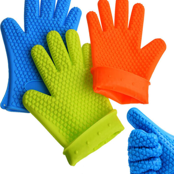 Heat Resistant Silicone Cooking Glove-21530