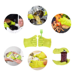 Heat Resistant Silicone Cooking Glove-21530
