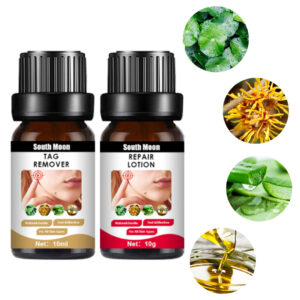 Mole And Wart Remover Set Natural Erase Liquid And Cream Remover +1 Repairment