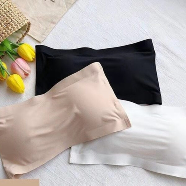 Solid Strapless Bandeau Bra 31105