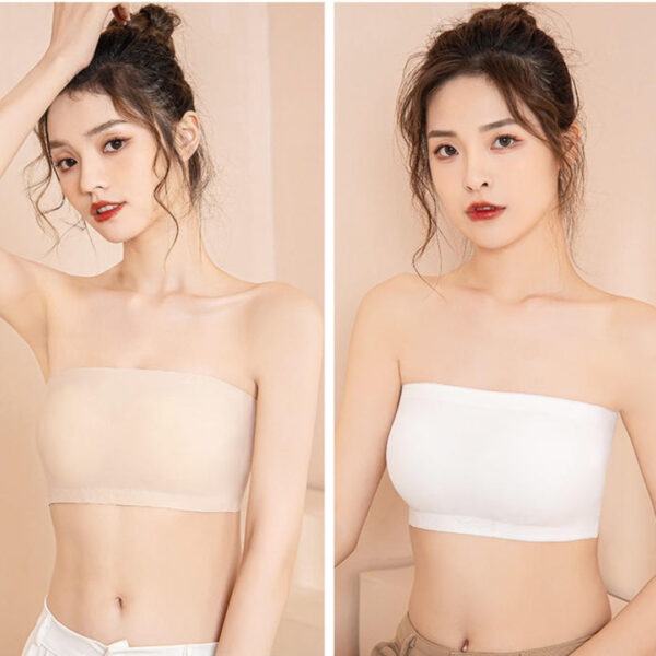 Solid Strapless Bandeau Bra 31105