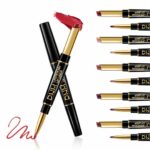 2 In 1 Double-Ended Lip Liner and Lipstick Set - 12 Colors Lip Makeup Pack