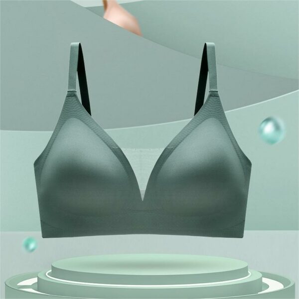 Supportive Seamless Bra Deep-V Bra Meshed Wireless Bra 3-Piece Pack