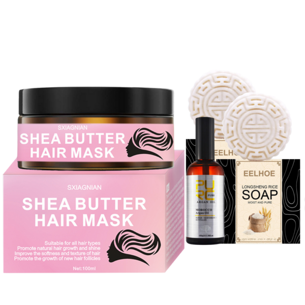 ultra boost hair care set -shampoo soap Argan hair serum and conditioner hair regrowth 32205 main