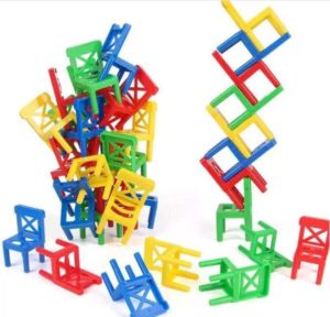 Children's Stacking Chair Game Set