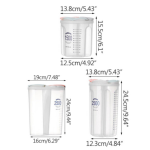 Clear crisper storage jar 31169