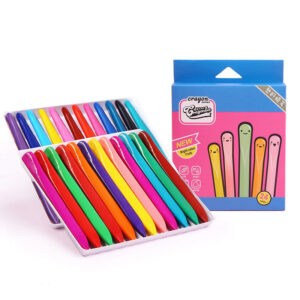 24-color Triangle Crayon Easy To Color Non-Dirty Hand Resin Crayon
