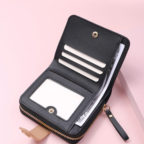 Drawstring Short Coin Purse Card Holder