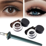 Eyeliner 2 Colors Set Eyeliner Creams + 1 Eyeliner Helper Tool