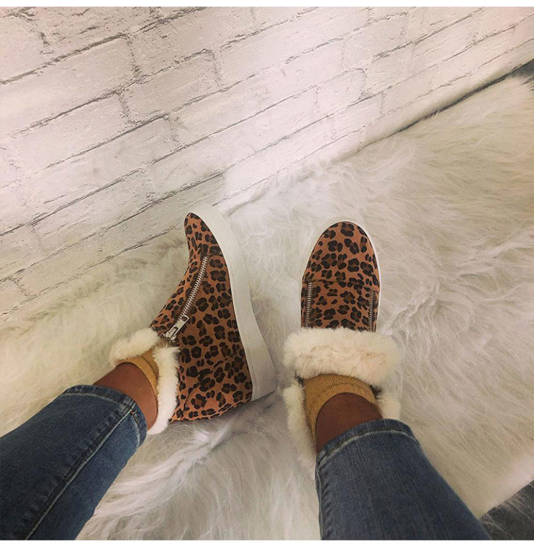 Zipper Wedge Ankle Booties 30444