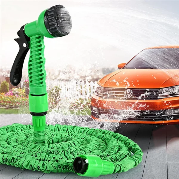 Watering Spray Gun Expandable Plastic Hose