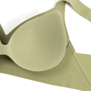 Fashion Latex Bra Steelless And Seamless With Gathering Pads Enough Support