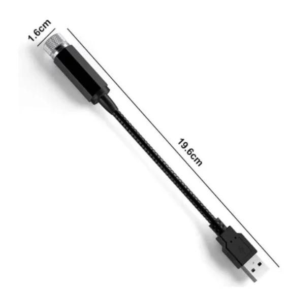 אורות וכוכבים לרכב למתן אווירה, חיבור USB
