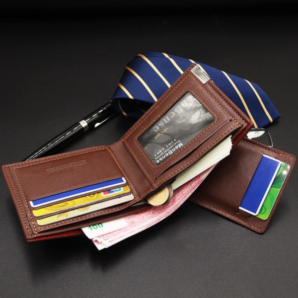 Men's short wallet 12188