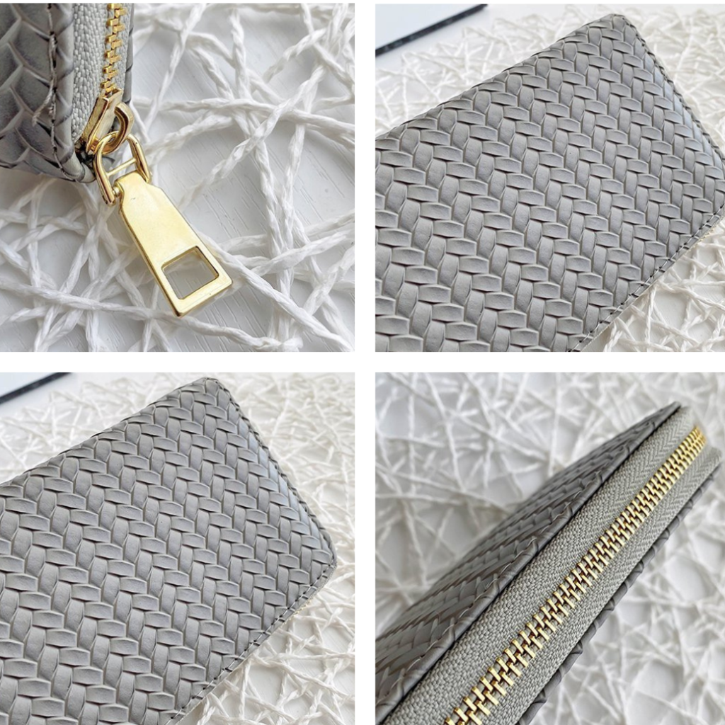 Mid-length zippered clutch in women's purse 12505 (11)
