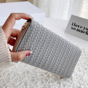 Mid-length zippered clutch in women's purse 12505 (16)