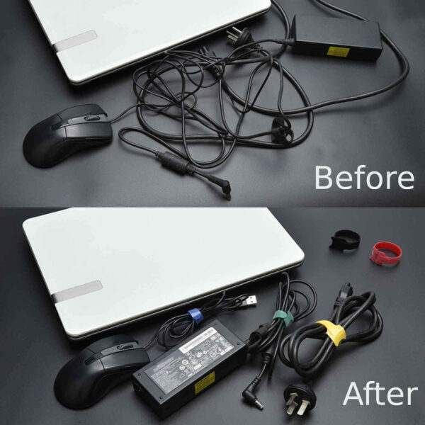 Multi-purpose Color Straps Cable Management 50PCS