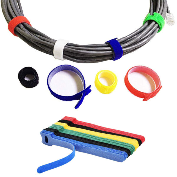 Multi-purpose Color Straps Cable Management 50PCS