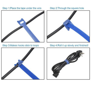 Multi-purpose Color Straps Cable Management 50PCS