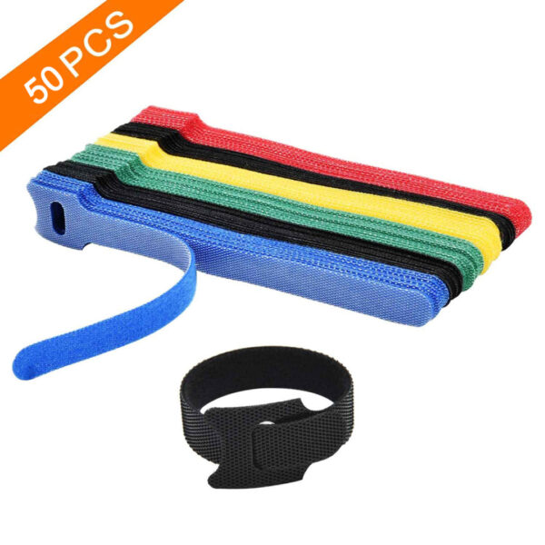 Multi-purpose Color Straps Cable Management 50PCS