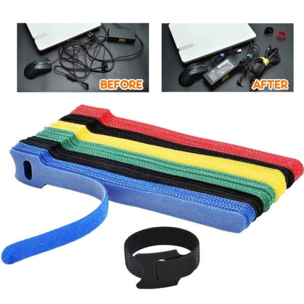Multi-purpose Color Straps Cable Management 50PCS