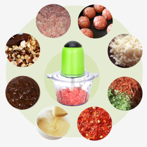 2L Electric Meat Grinder Electric Chopper Machine Mincer