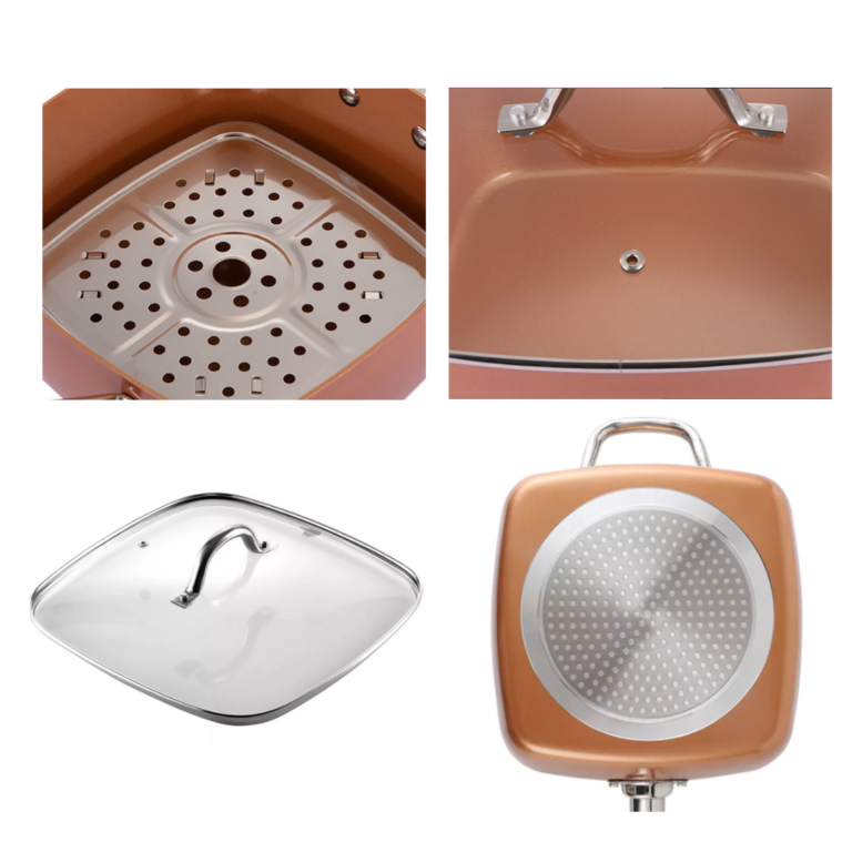 Multipurpose Ceramaic Frying and Steaming Pot 30807