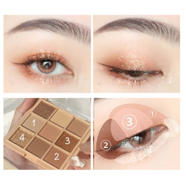 Nine color eyeshadow palette 30262