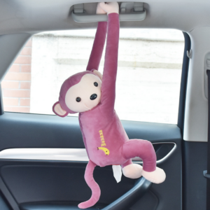 Pippi monkey hanging car tissue box 31769 (1)