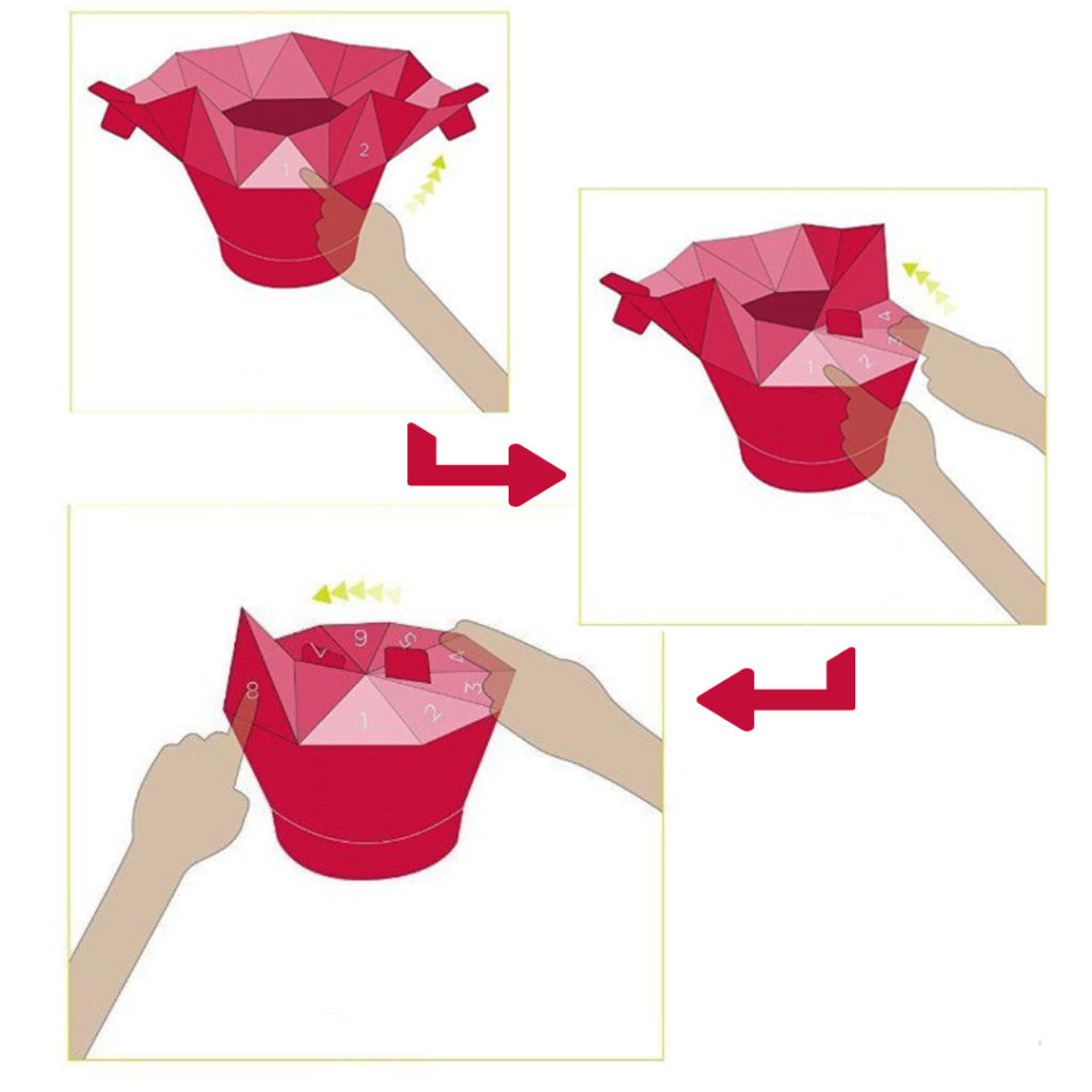 Silicone popcorn bucket 21549