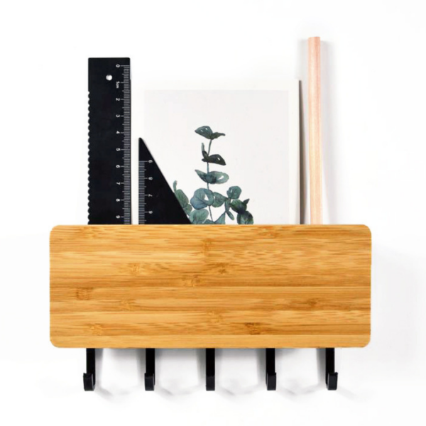 Solid wood storage hook 31049