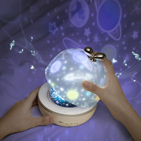 Colorful Projector Lamp Night Light Universe Starry Sky Rotate LED Lamp