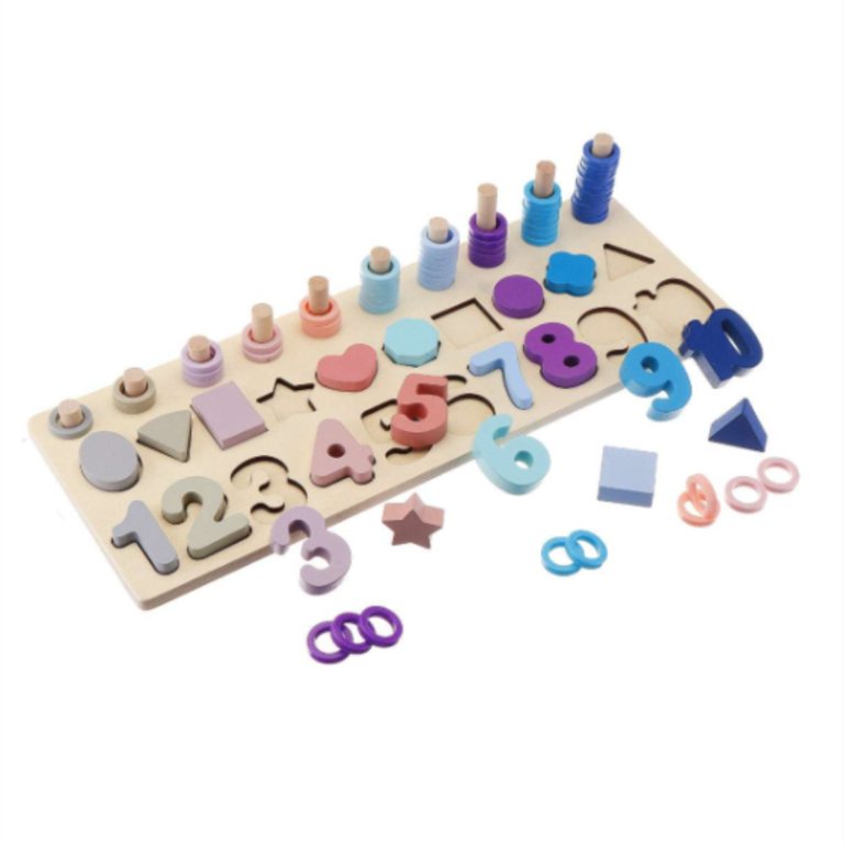 Three-in-one logarithmic board children's toy 31798