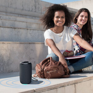 Portable Karaoke Set - Wireless Bluetooth Speaker With Microphone LED Effect