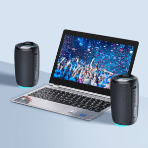 Portable Karaoke Set - Wireless Bluetooth Speaker With Microphone LED Effect