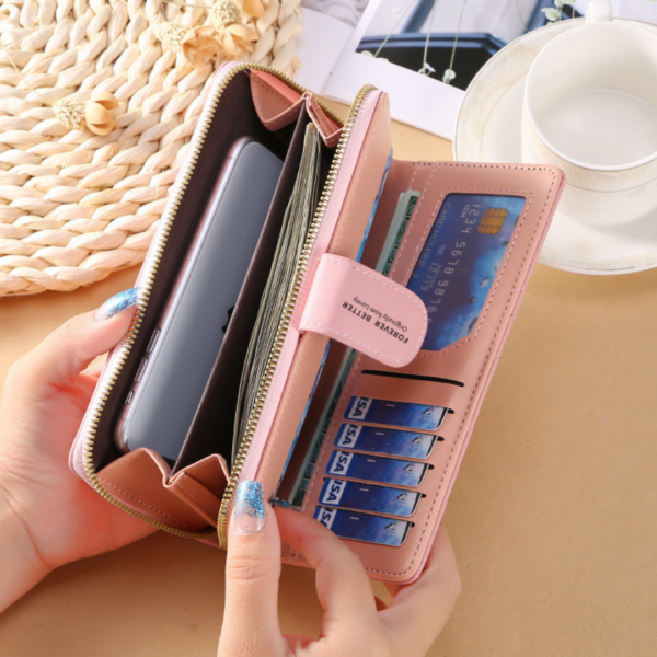 Women's large capacity long wallet 11959 (8)