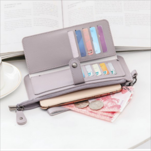 Fashion Women's Wallets Solid Color Zipper Wallet