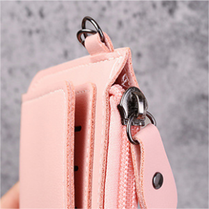 Fashion Women's Wallets Solid Color Zipper Wallet