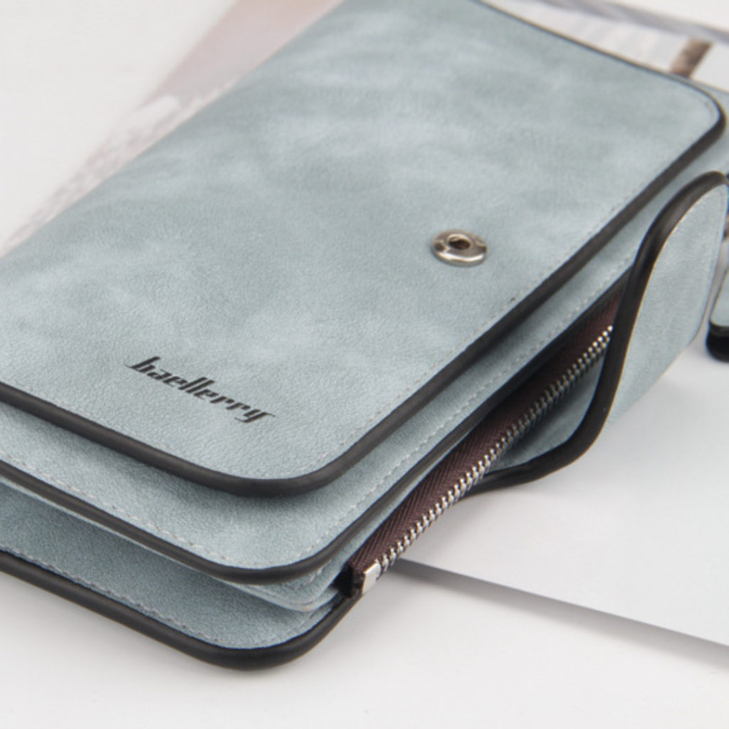Scrub Leather Women's Wallet - Bifold Fashion Clutch Elegance And Functionality