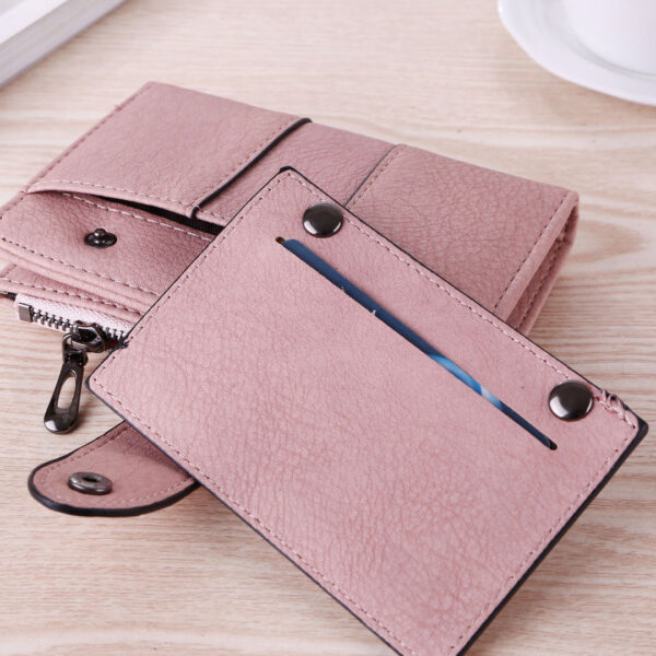 Vintage Buckle Zip Card Holder Coin Purse