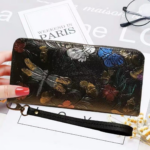 Women's zipper long wallet 11972