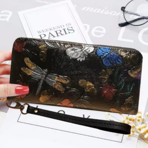 Women's zipper long wallet 11972