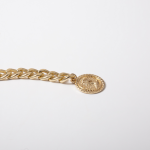 golden waist chain belt metal waistband 30393