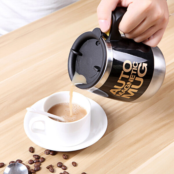 Self Stirring Mug Magnetic Mixing Cup Coffee/Tea 400ML