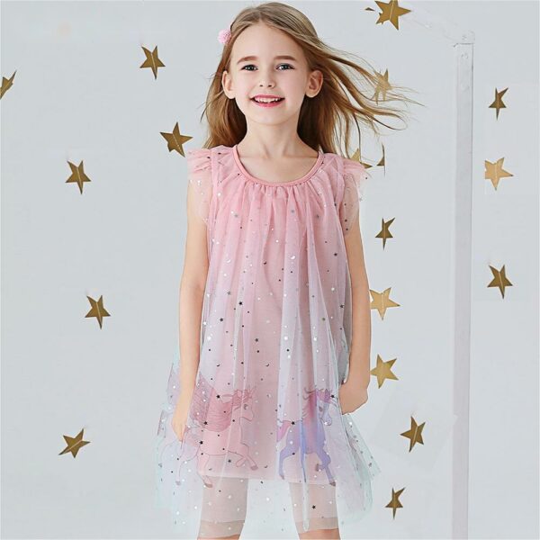 sleeveless sequins toddler dress 30221